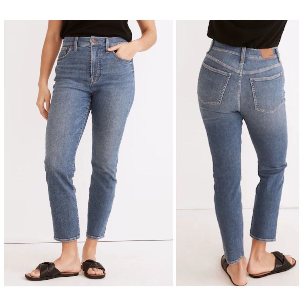 Madewell Perfect Vintage Jean High Rise Straight Finney Women’s 27 ND502 NEW - Picture 2 of 7